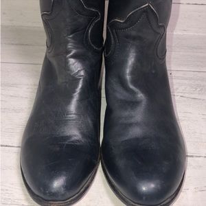 🖤 Handmade black cowgirl boots 🖤